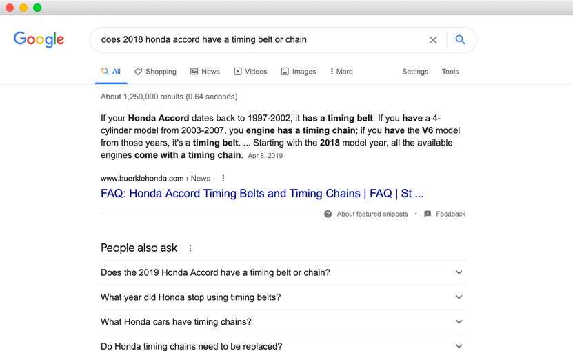 Honda Car Dealership Website SEO